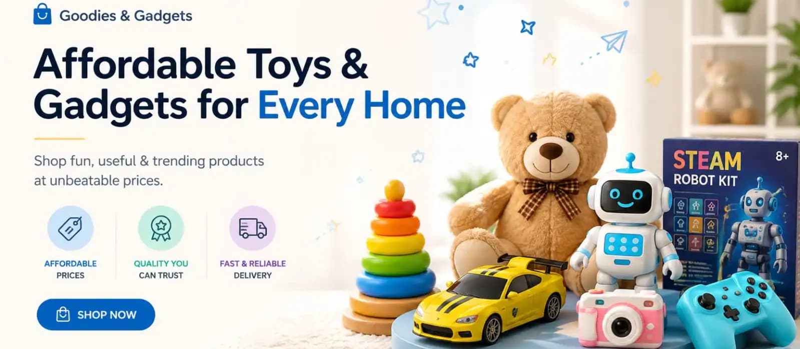 Goodies & Gadgets Hero